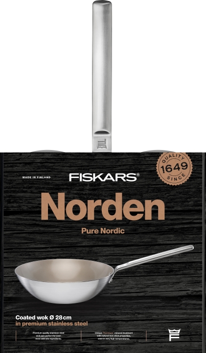 Fiskars Wok beschichtet NORDEN 28cm Fiskars Wok beschichtet NORDEN 28cm