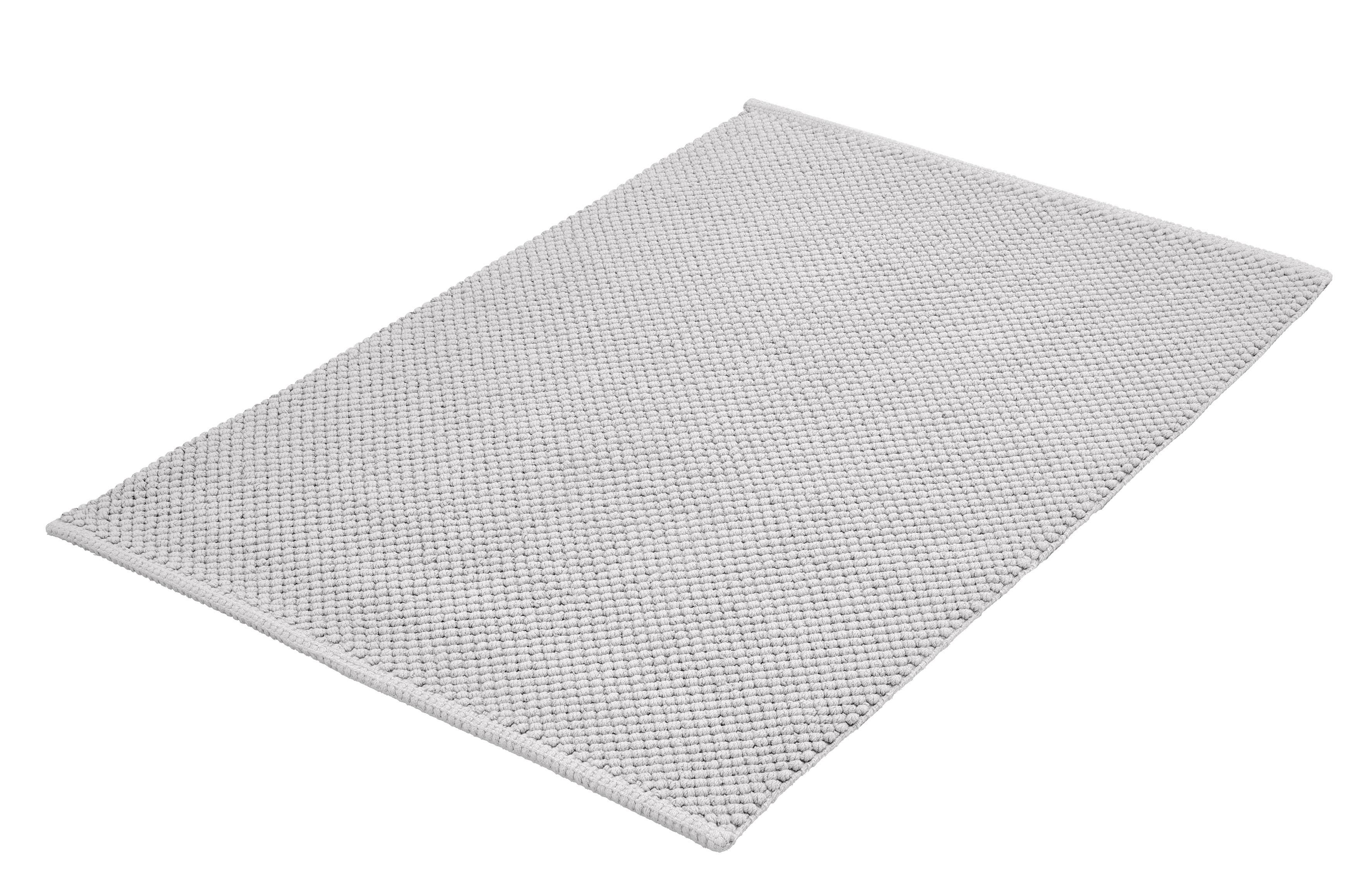 Kleine Wolke Badteppich PUNTO ca. 60x90cm in Farbe Auster Kleine Wolke Badteppich PUNTO ca. 60x90cm in Farbe Auster, teppich, badzimmer, Badvorleger, texturiert, grau