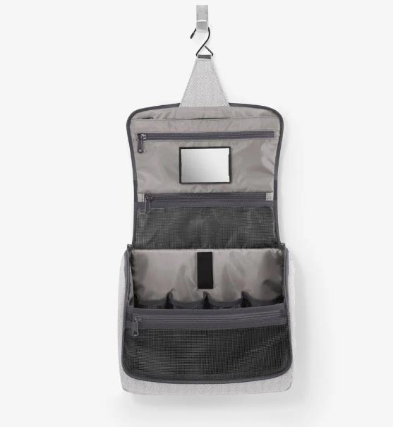 Reisenthel TOILETBAG XL in Farbe herringbone grey, Tasche, Rucksack, Erste Hilfe