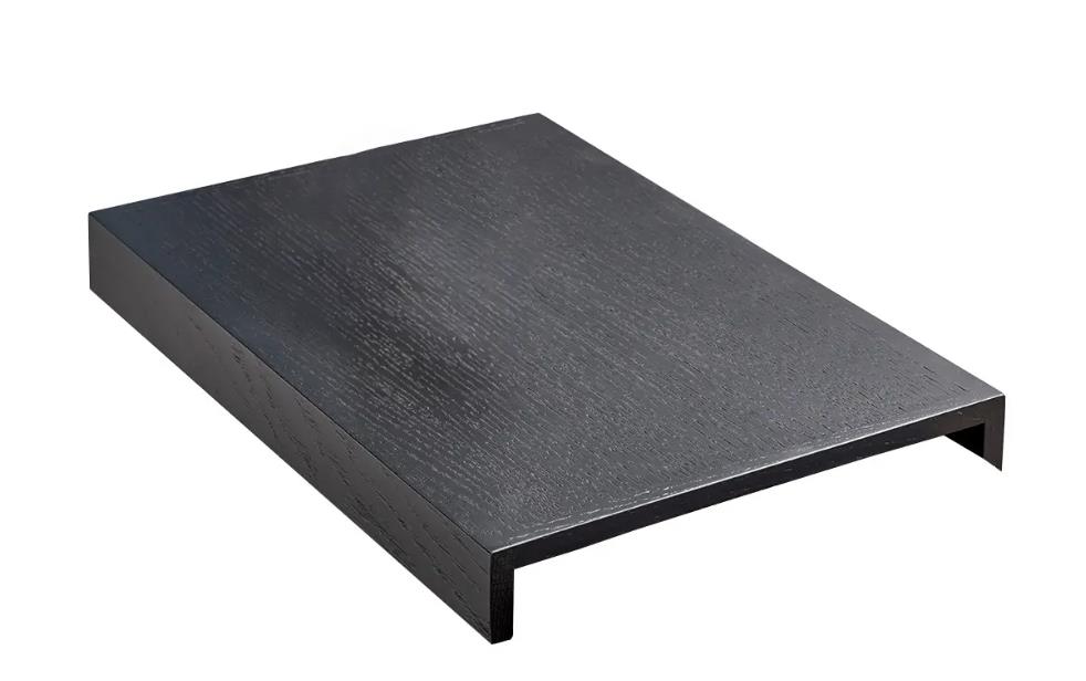 Roomio Holztablett NO. 4130 in Holz schwarz lackiert