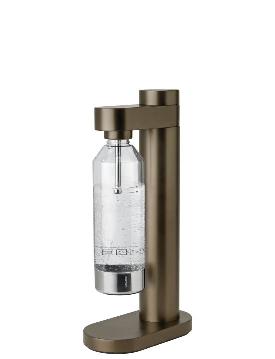 Stelton Wassersprudler Brus in Farbe dark brown metallic