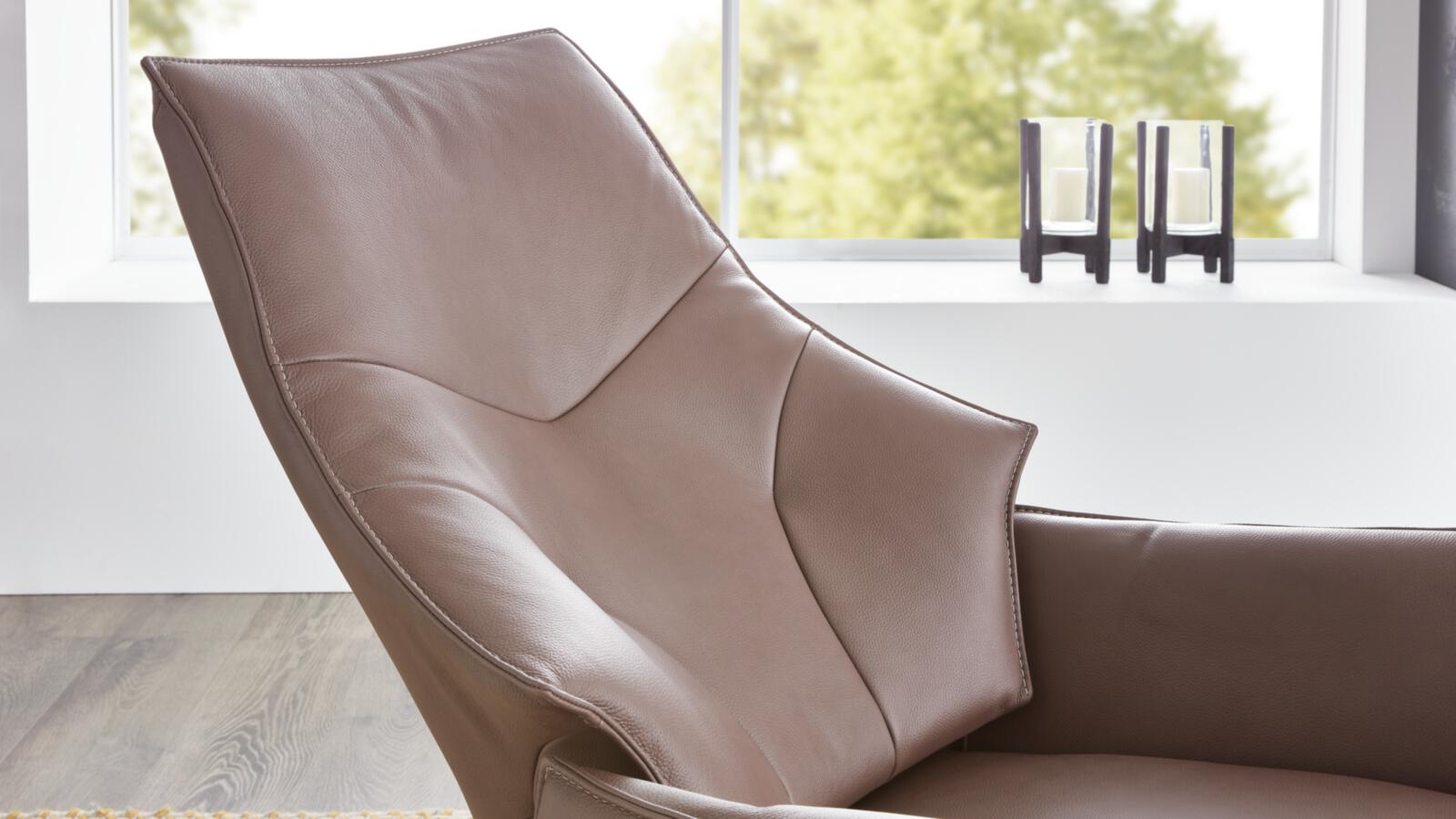 Himolla TV-Sessel 7937 in Leder Longlife rustika kokos , Moebel, Stuhl, Sessel