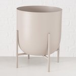 Boltze Übertopf Kilana in Farbe Eisen pulverbeschichtet beige