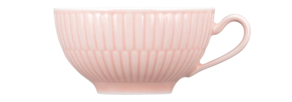 Seltmann Weiden Teeobertasse 0,14 l Amina 3 Rosé , Pokal, Untertasse