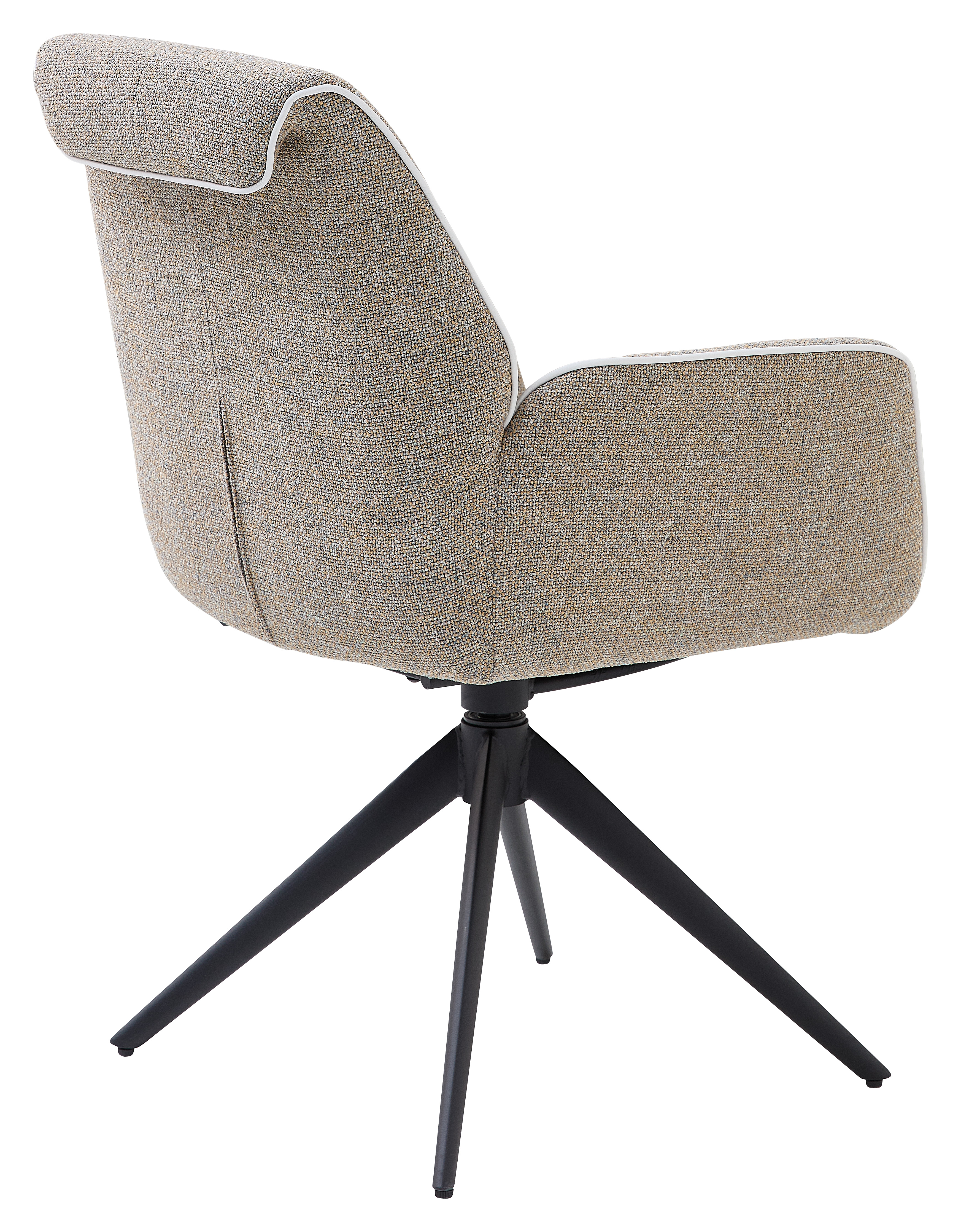 Stolkom Armlehnstuhl ENJA ca. B64 H92 T65 cm in Stoff Hevre 64 taupe