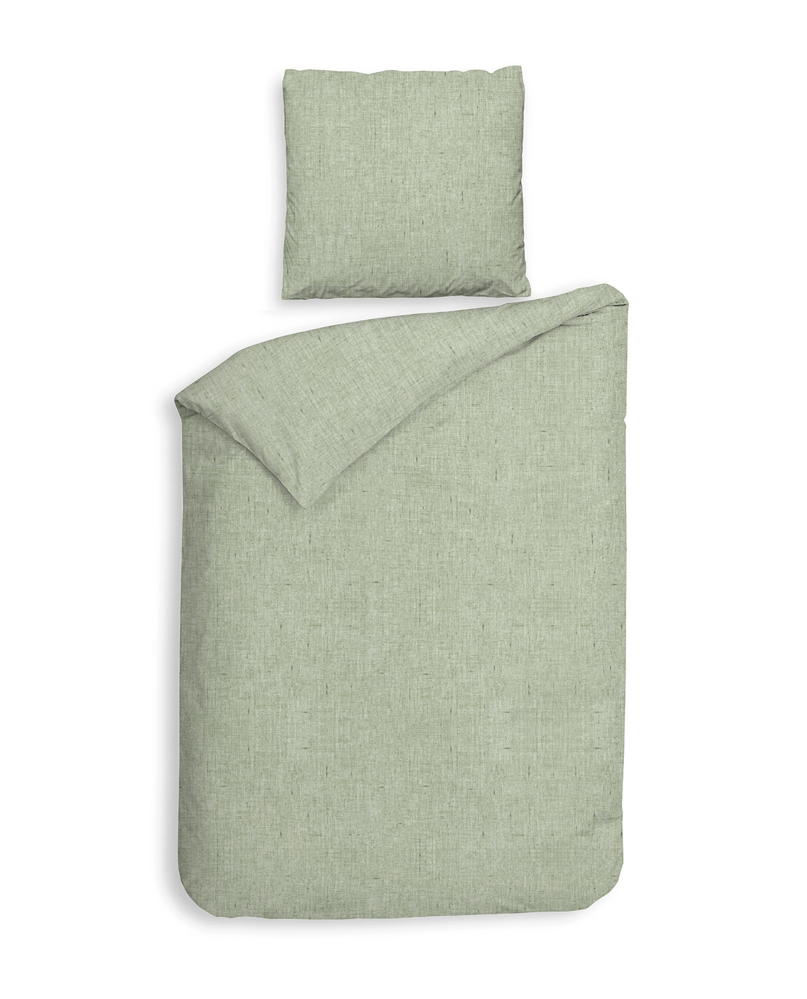 Heckettlane Bettwäsche ca. 155x220cm in Farbe Laurel-Green