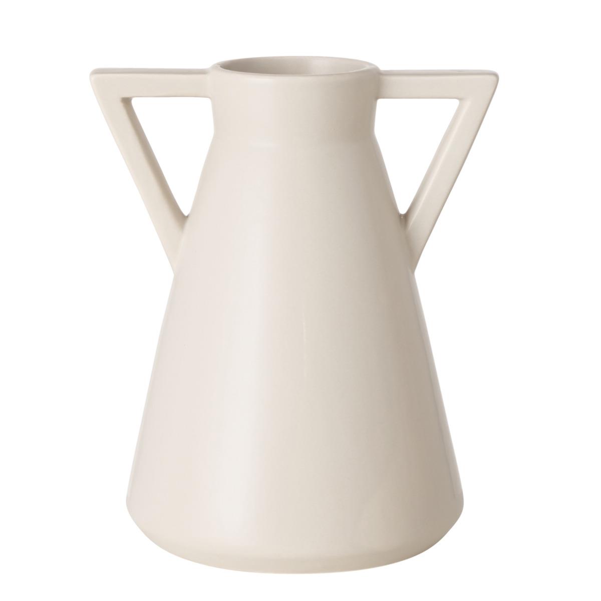 Boltze Vase Ryus 21cm RYUS in Keramik creme