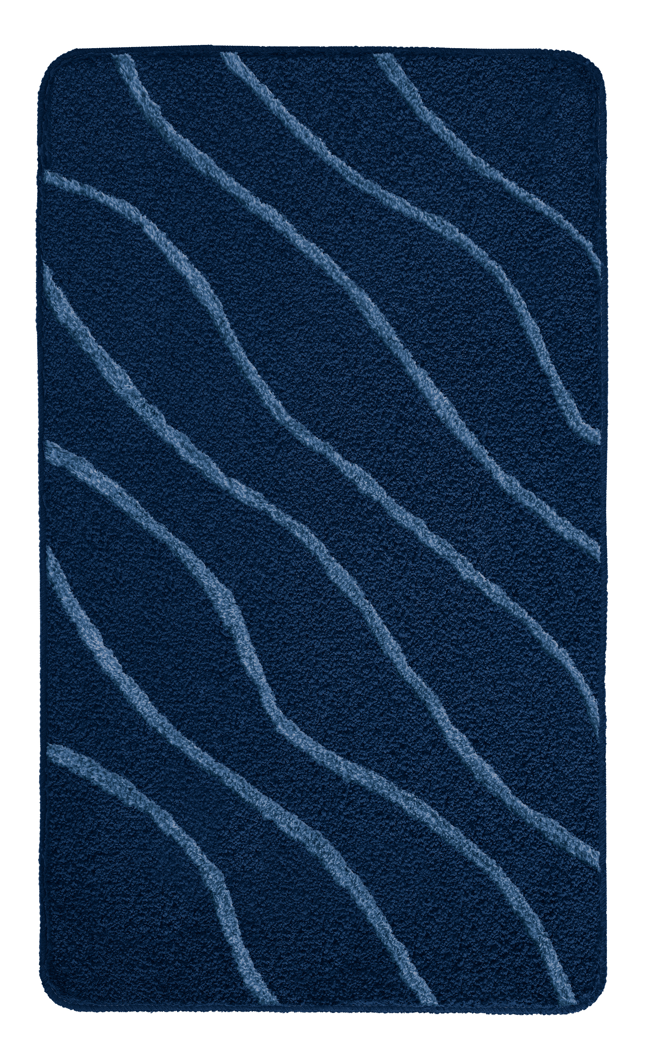 Kleine Wolke Badteppich TRAM ca. 70x120cm in Farbe Mare