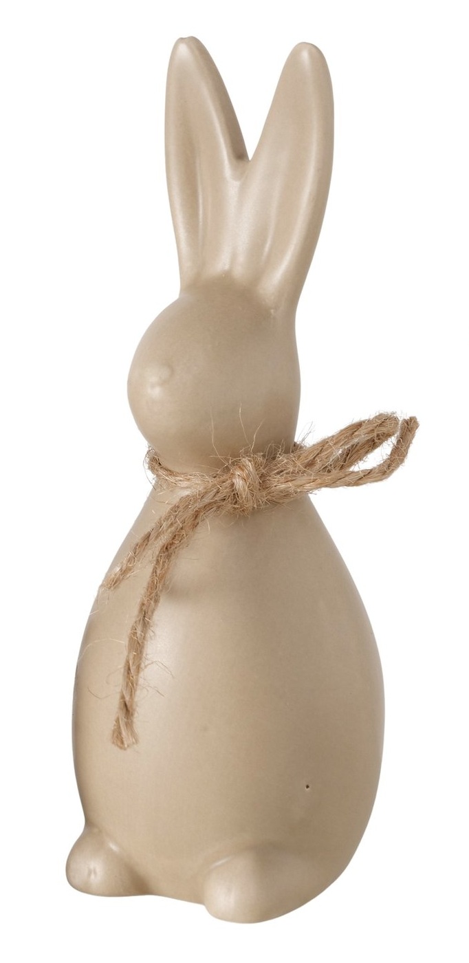 Boltze Figur Paddy in Farbe Materialmix braun, Osterhase, Hase, Kerzenhalter, Dekofigur, Bastelfigur