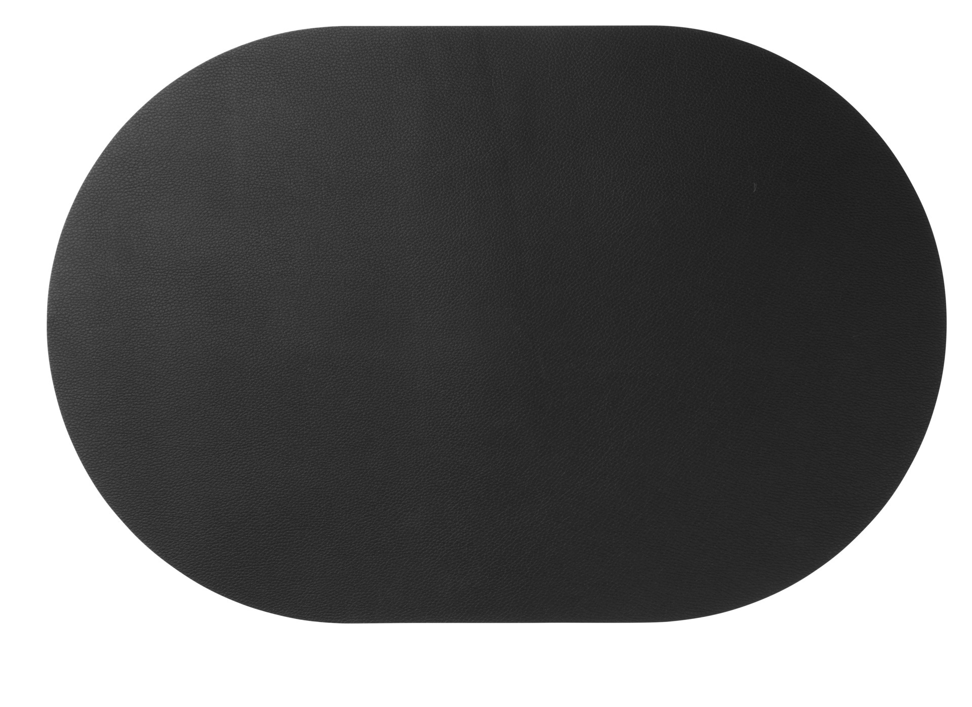 ASA Selection Tischset oval LEATHER OPTIC in Farbe schwarz matt
