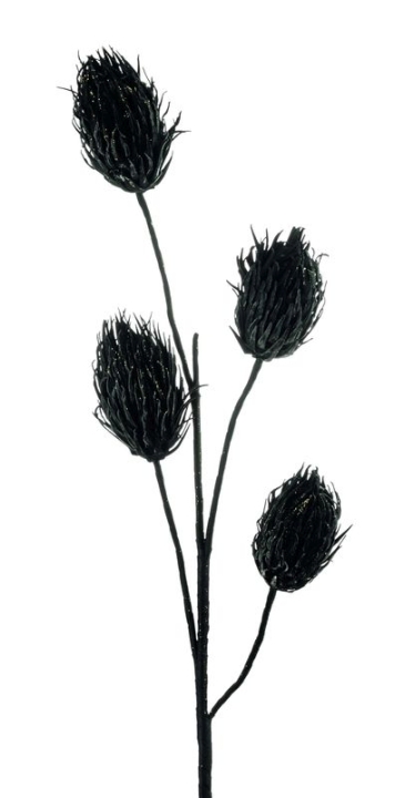 Soft Flower 'Distelzweig' 7584998F2 in 118cm schwarz