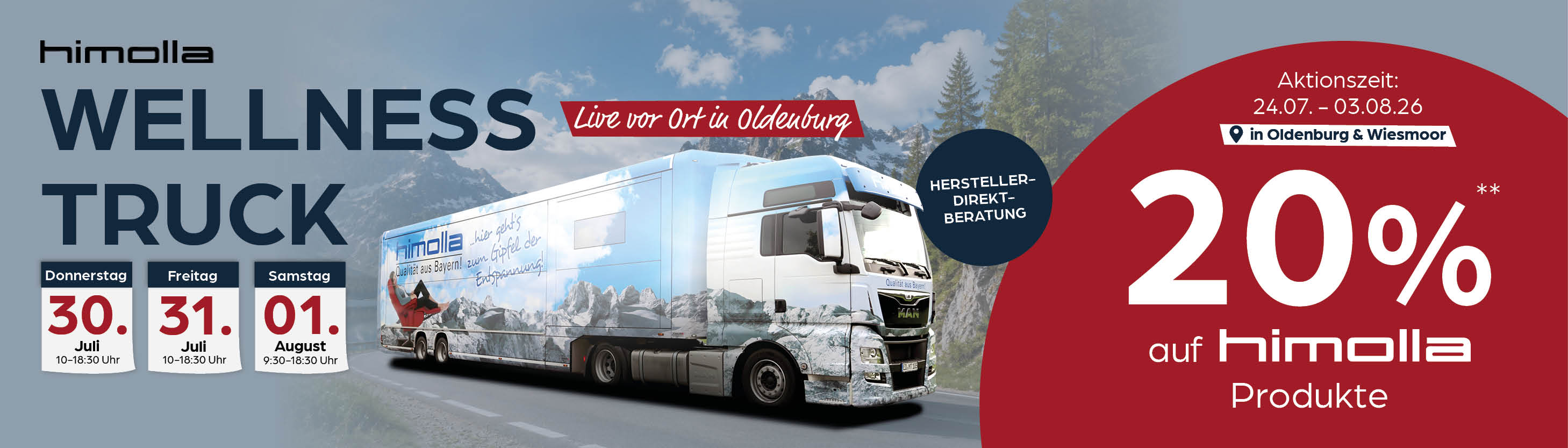 wellness, truck, truck trailer, werbung, auto