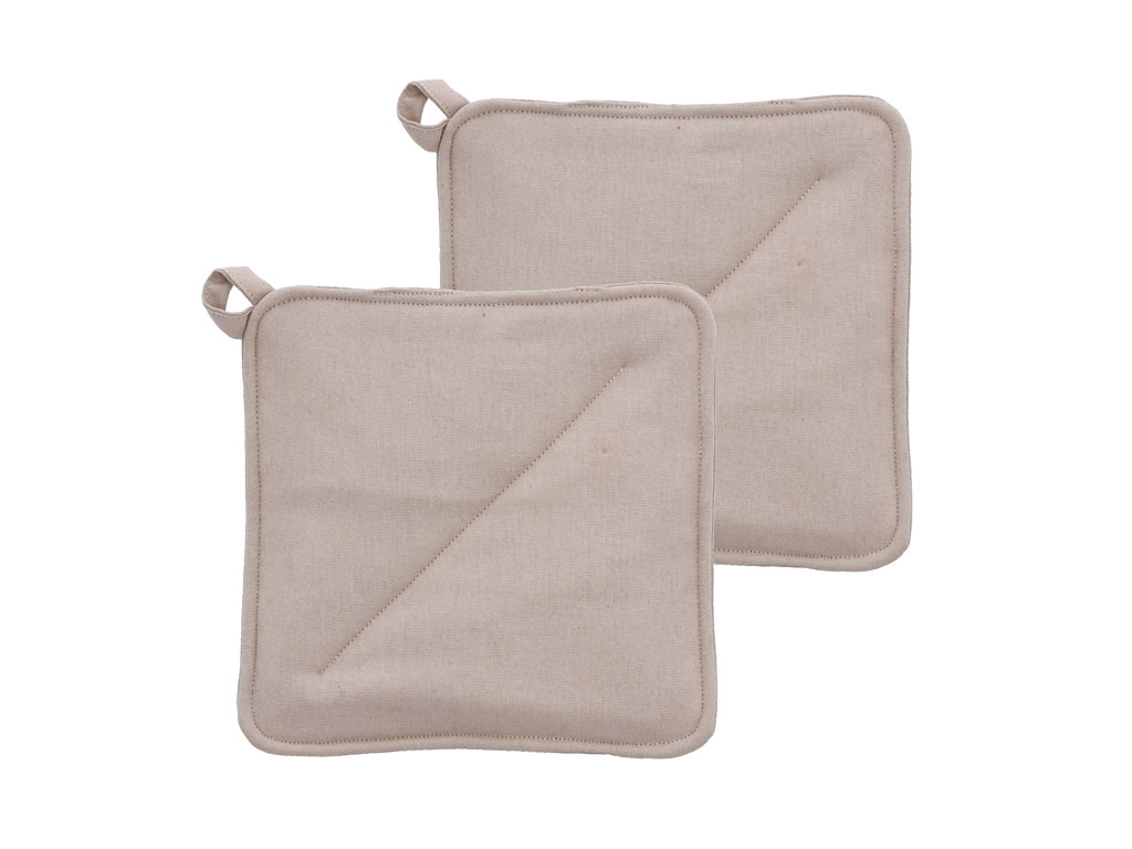 Södahl Topflappen in Farbe beige