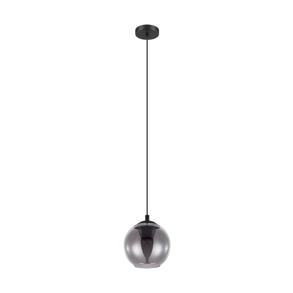 Hängeleuchte Ariscani 1-flg., in Stahl schwarz,Glas bedampft Hängeleuchte Ariscani 1-flg., in Stahl schwarz,Glas bedampft