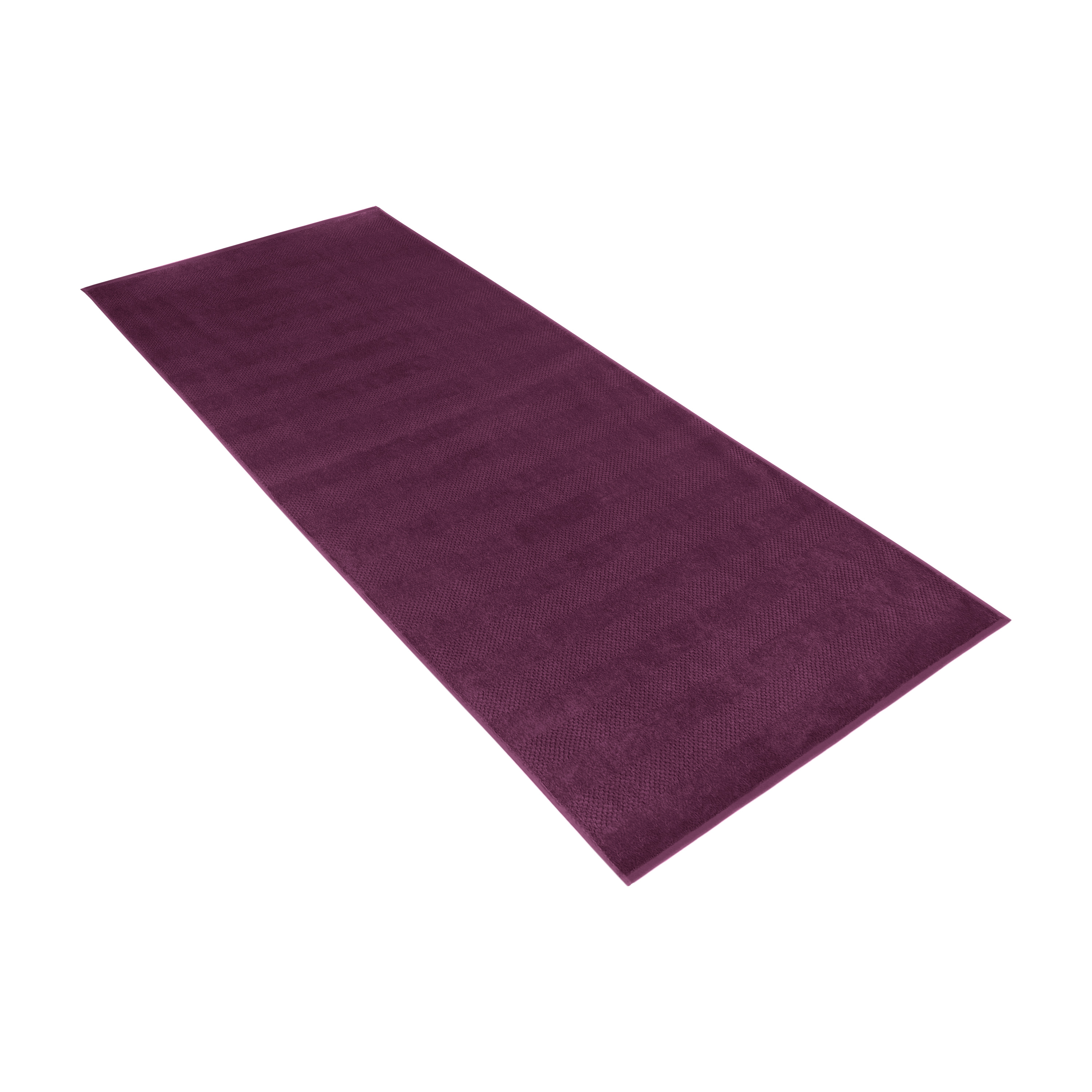 Vossen Saunatuch Talo ca. 80x200cm in Farbe elderberry, Kelimamatten, Badmatte, Teppich, Violett, Gepolst