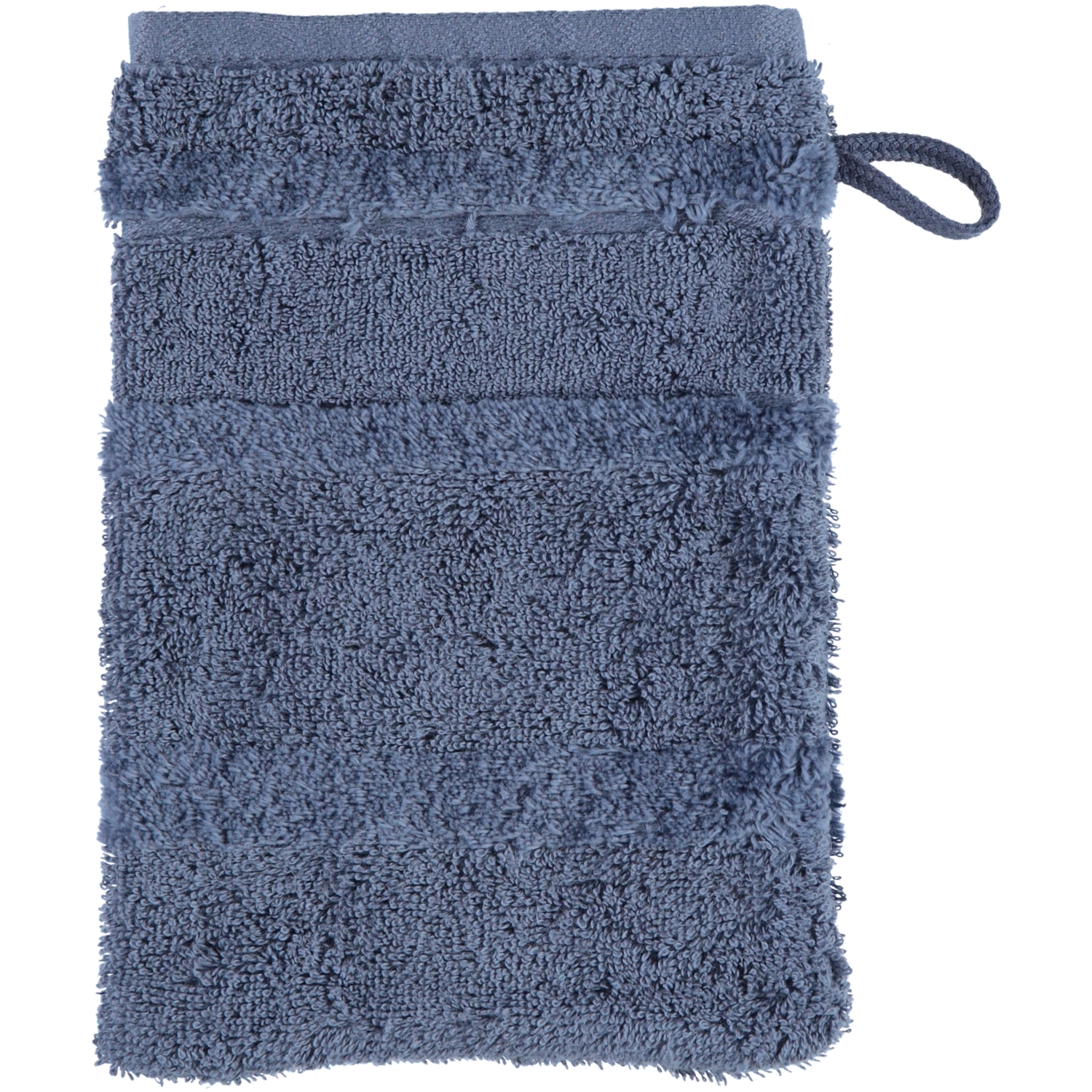 Cawö Waschhandschuh NOBLESSE² 16x22cm in Farbe nachtblau