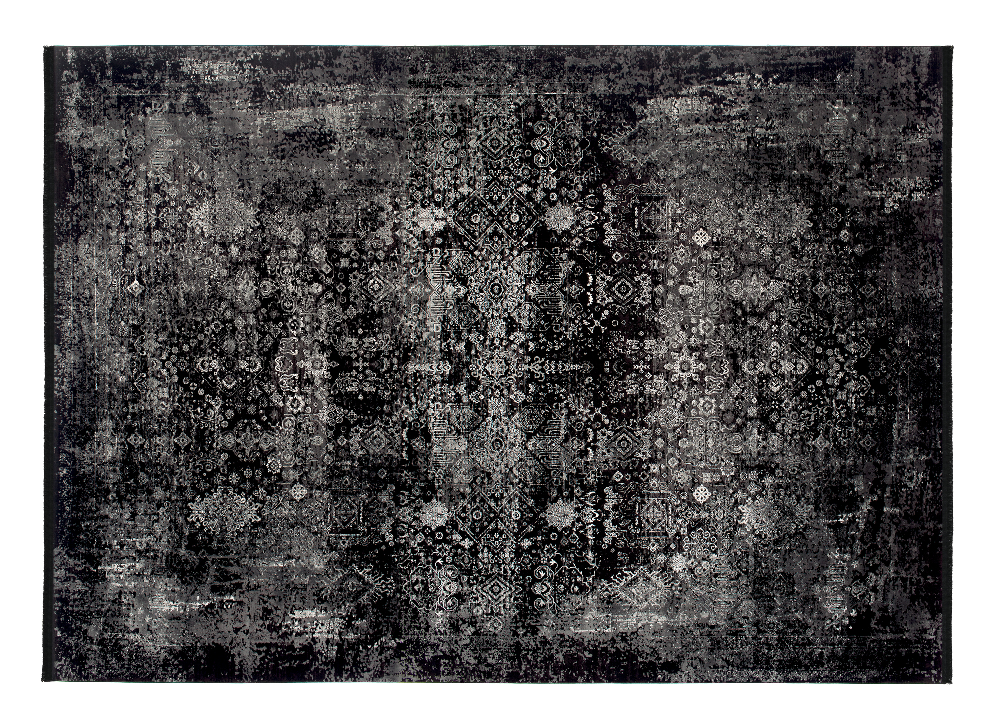 OCI Designer Teppich ca. 140x200cm in Farbe schwarz-grau