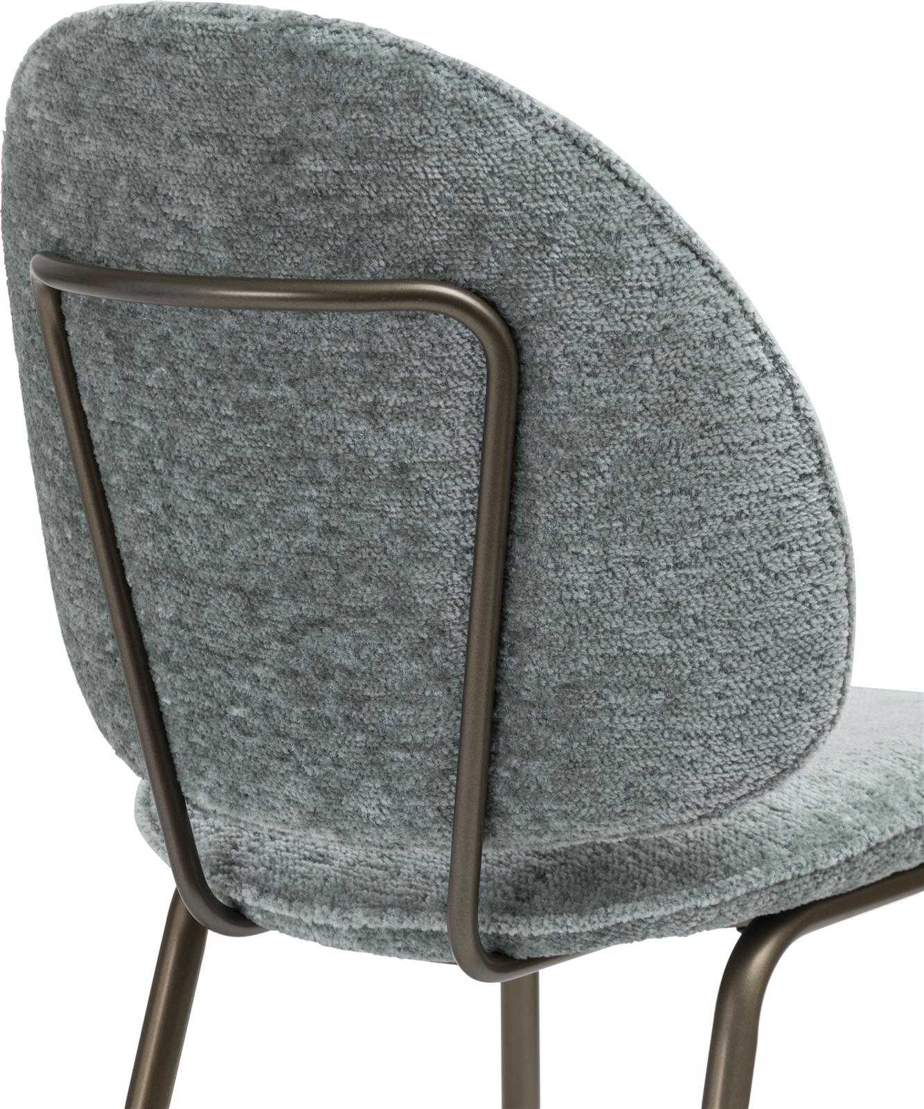 Coco Maison Stuhl COCO MAISON ca. B48 H85 T50 cm in Stoff grün