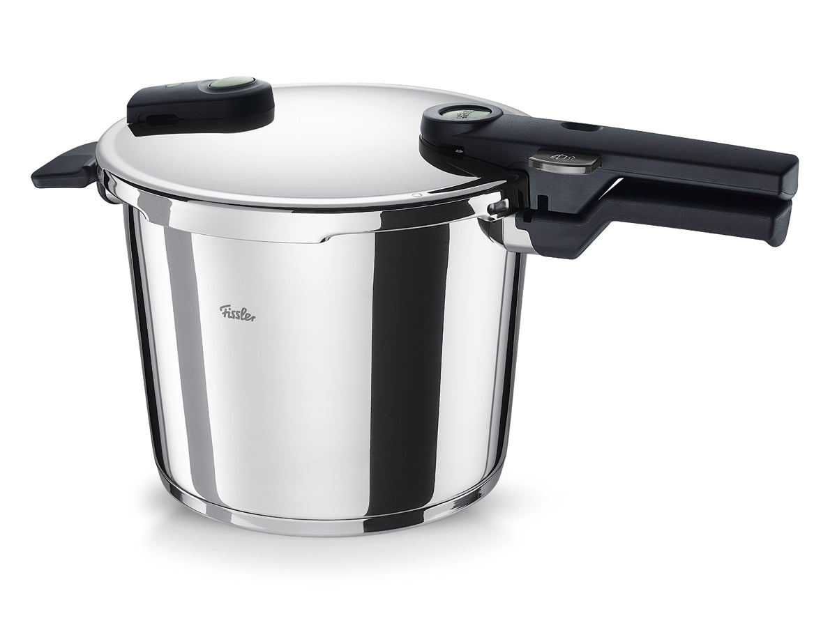 Fissler Schnellkochtopf 4,5L VITAQUICK® ELEMENTAL B/H/T ca. 29,5x20x39,5cm in Edelstahl, Druckkessel, Küchendrucktopf, Stahltopf, Drucktopf, Edelstahl