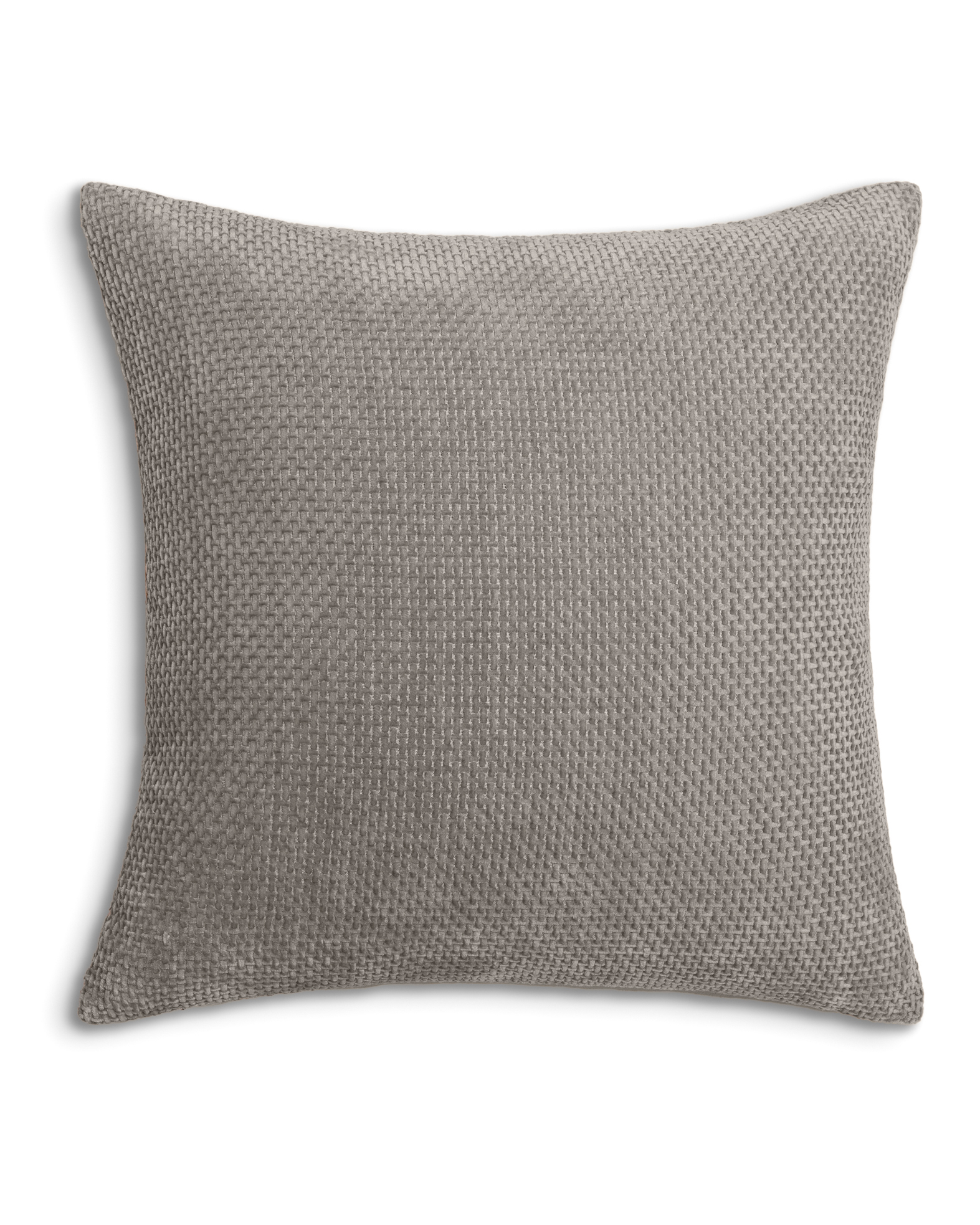 Kissen ca. 48x48cm VELOURS PANAMA in Grau, Kissen, Kissenbezug, Stoffkissen, Textilkissen, Gehäuse?