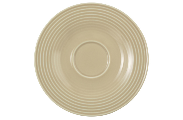 Seltmann Weiden Kombi-Untertasse klein 13,5cm Beat 3 Sandbeige 