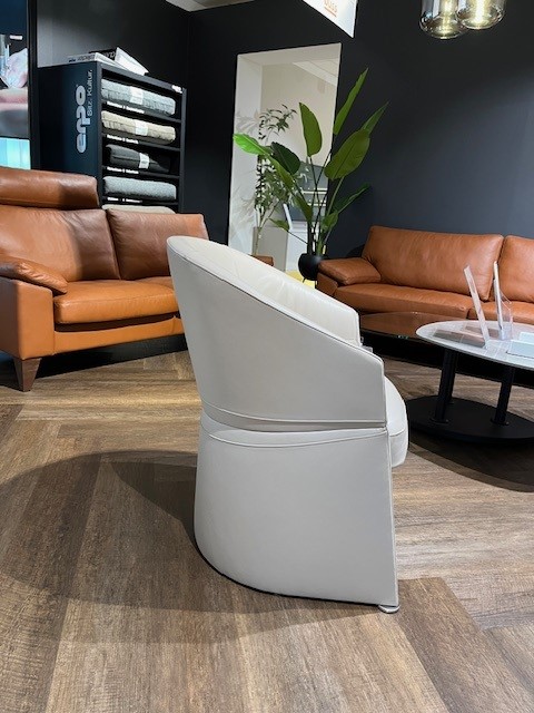 Erpo Sessel ERPO CLASSICS CL128 ca. B600 H820 T640 cm in Leder pearl 190.210 PG:G, Moebel, Pflanze, Stuhl, Couch