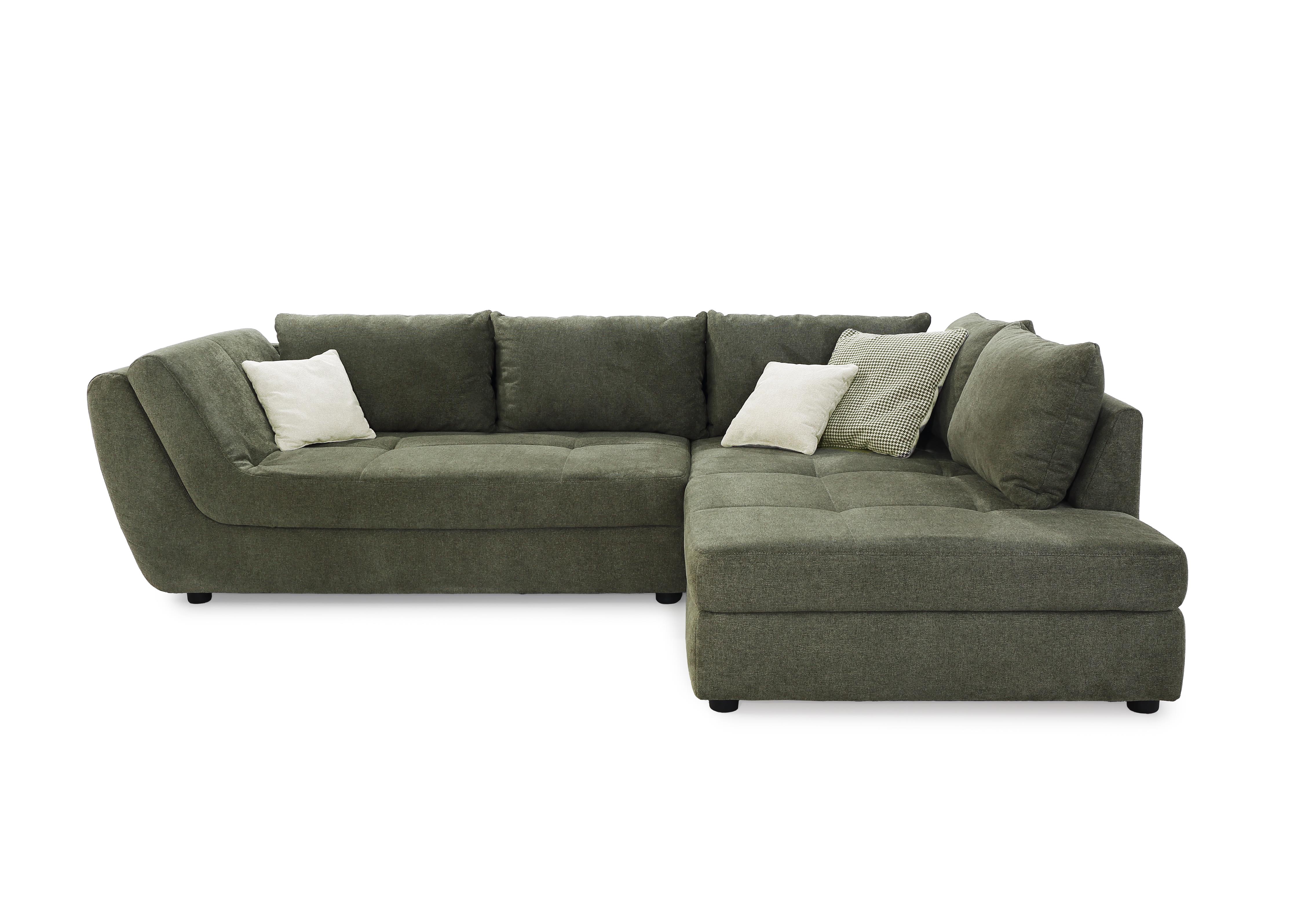 JOB Rundecke RASCASSE in Stoff 430/03-624/03 grün, Couch, Mobiliar, Kissen, Dekoration für Zuhause