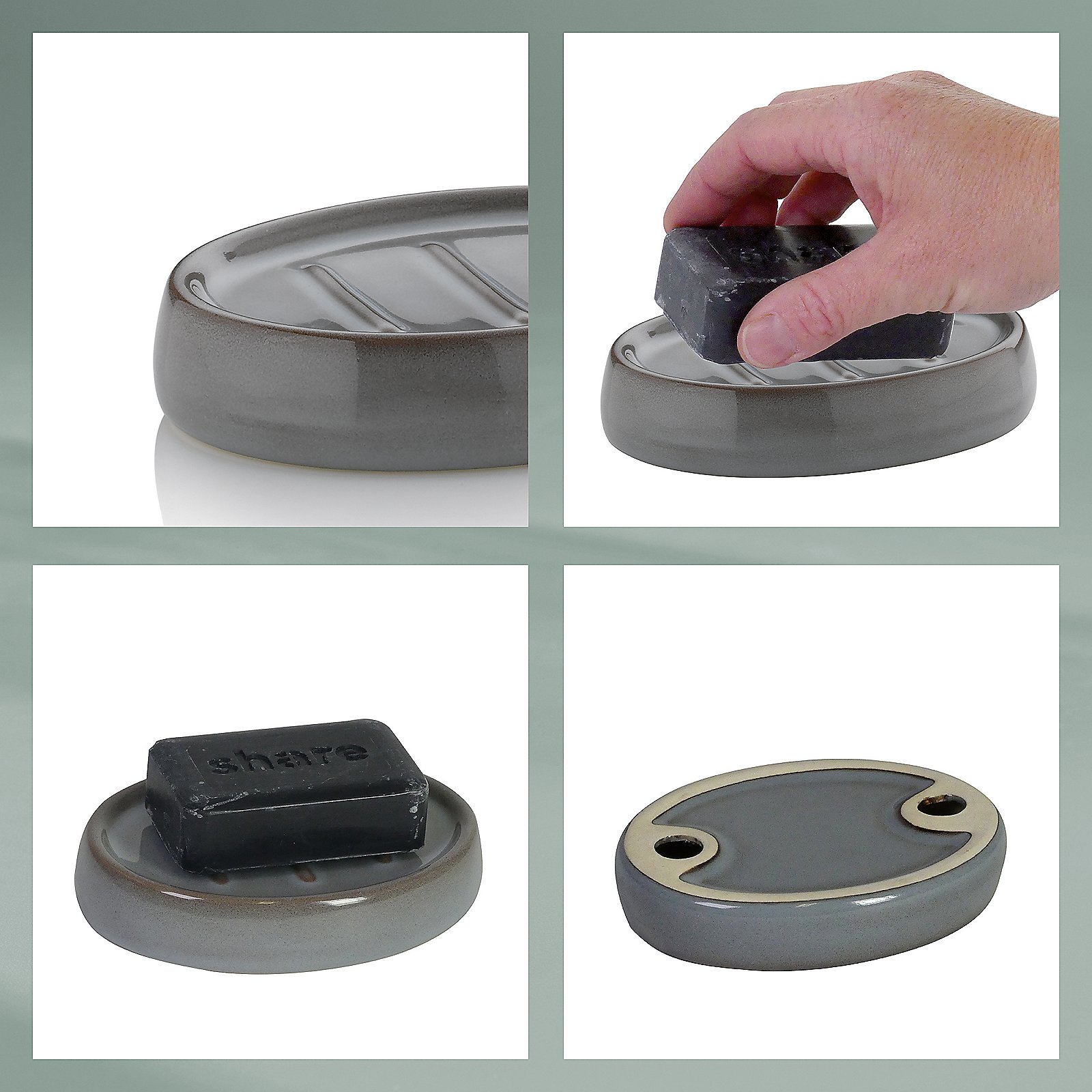 Kela Seifenschale Liana nebelblau LIANA in , Person