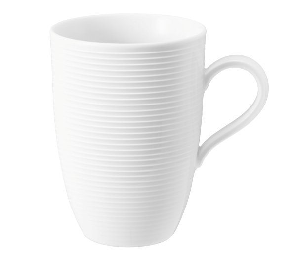 Seltmann Weiden Maxi-Becher mit Henkel 0,45 l Beat 3 weiß Seltmann Weiden Maxi-Becher mit Henkel 0,45 l Beat 3 weiß