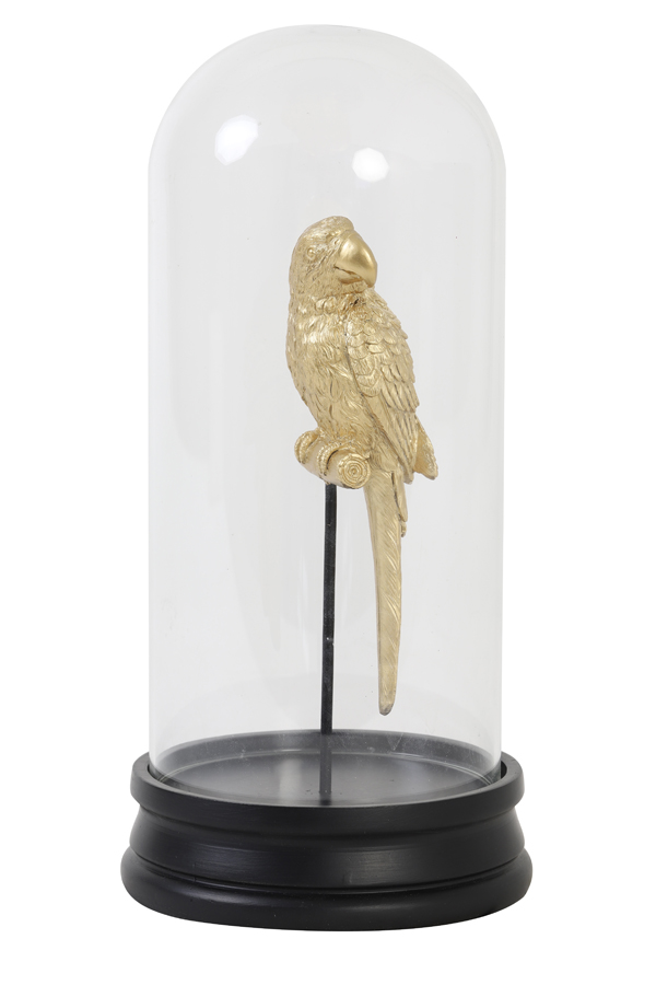 Light & Living Ornament im Glas PARROT in Schwarz, Gold Light & Living Ornament im Glas PARROT in Schwarz, Gold