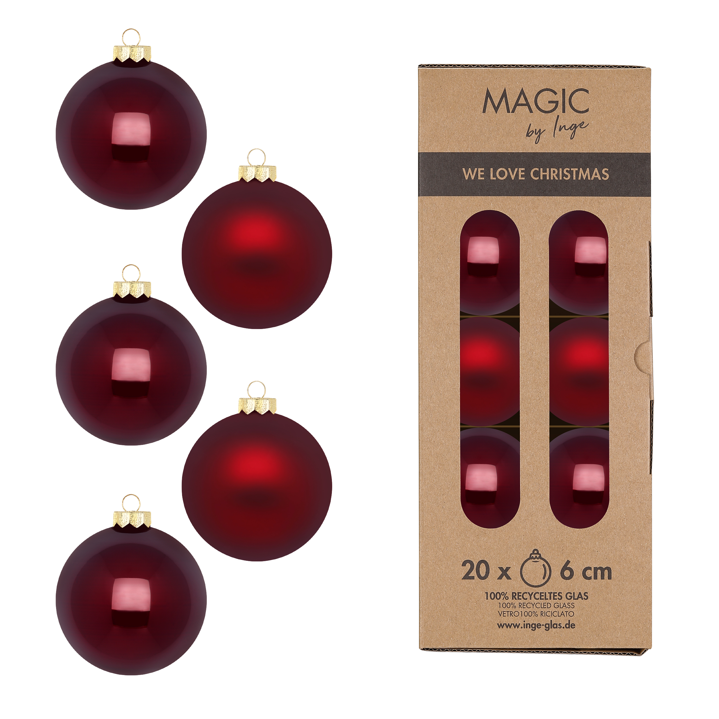 Kugel 6cm in Farbe Smooth Port (), Zubehor
