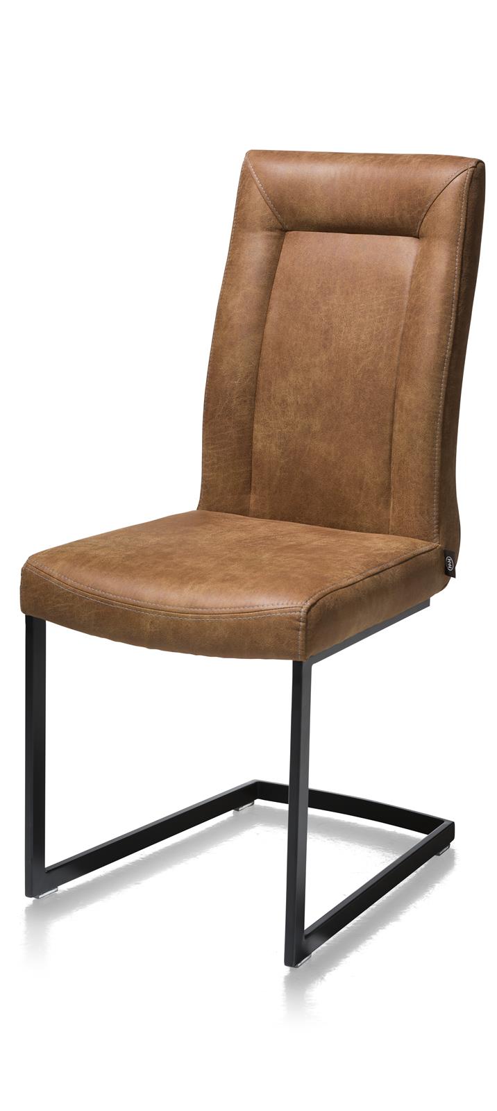 Henders & Hazel Schwingstuhl Malene Braun Henders & Hazel Schwingstuhl MALENE ca. B48 H103 T67 cm in Stoff Secilia cognac