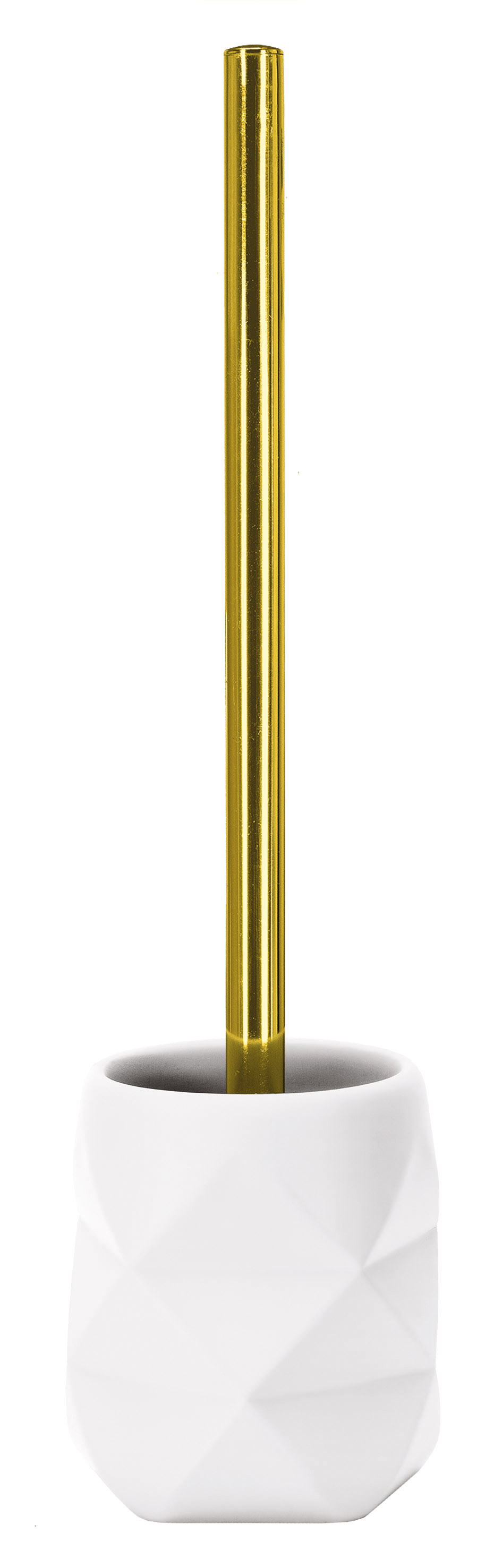 Kleine Wolke WC-Bürsten-Halter GOLDEN CRACKLE ca. 10,6x10,6cm in Farbe Weiß