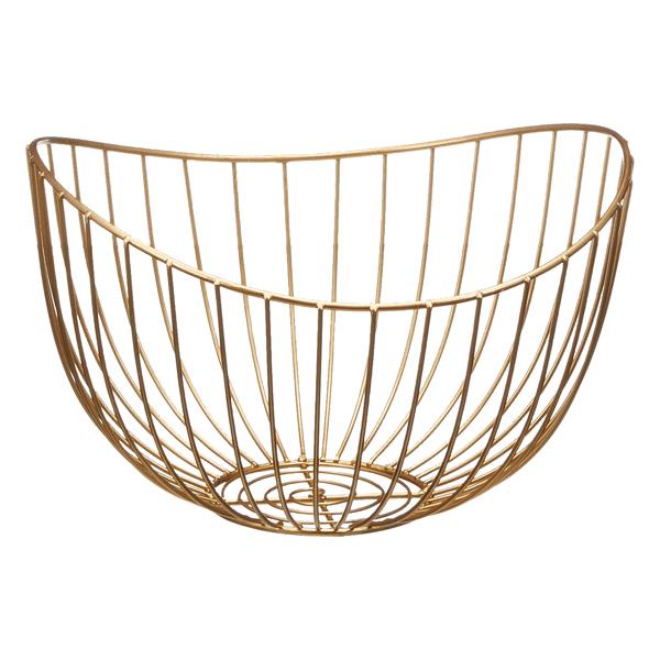 Cepewa Korb 26cm in Eisen gold