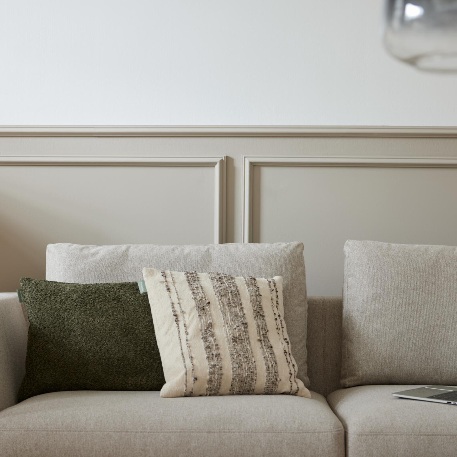 Roomio Kissenhülle NO. 9410 in Farbe schwarz, beige Roomio Kissenhülle NO. 9410 in Farbe schwarz, beige, Kissen, Dekoration für Zuhause, Couch, Mobiliar