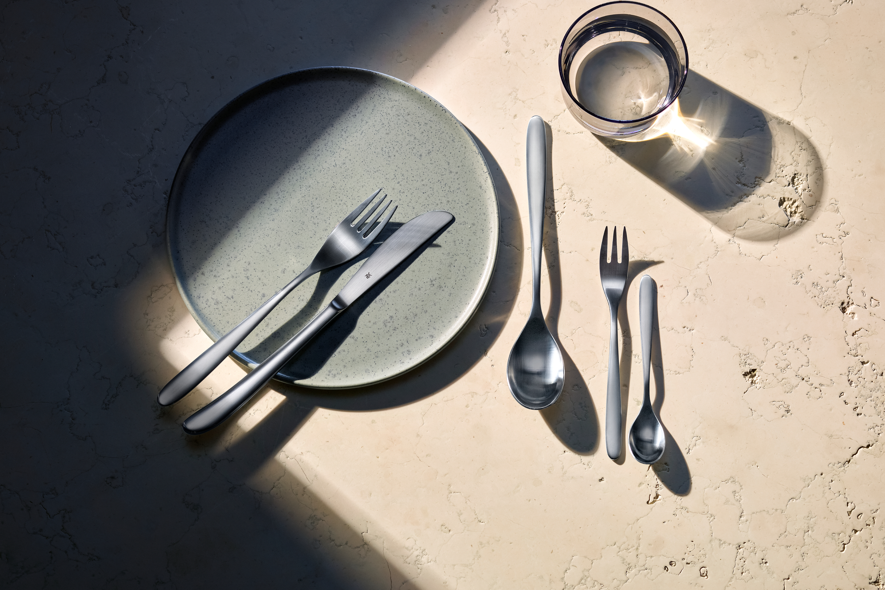 WMF Silk Besteck-Set, 30-teilig in Edelstahl matt