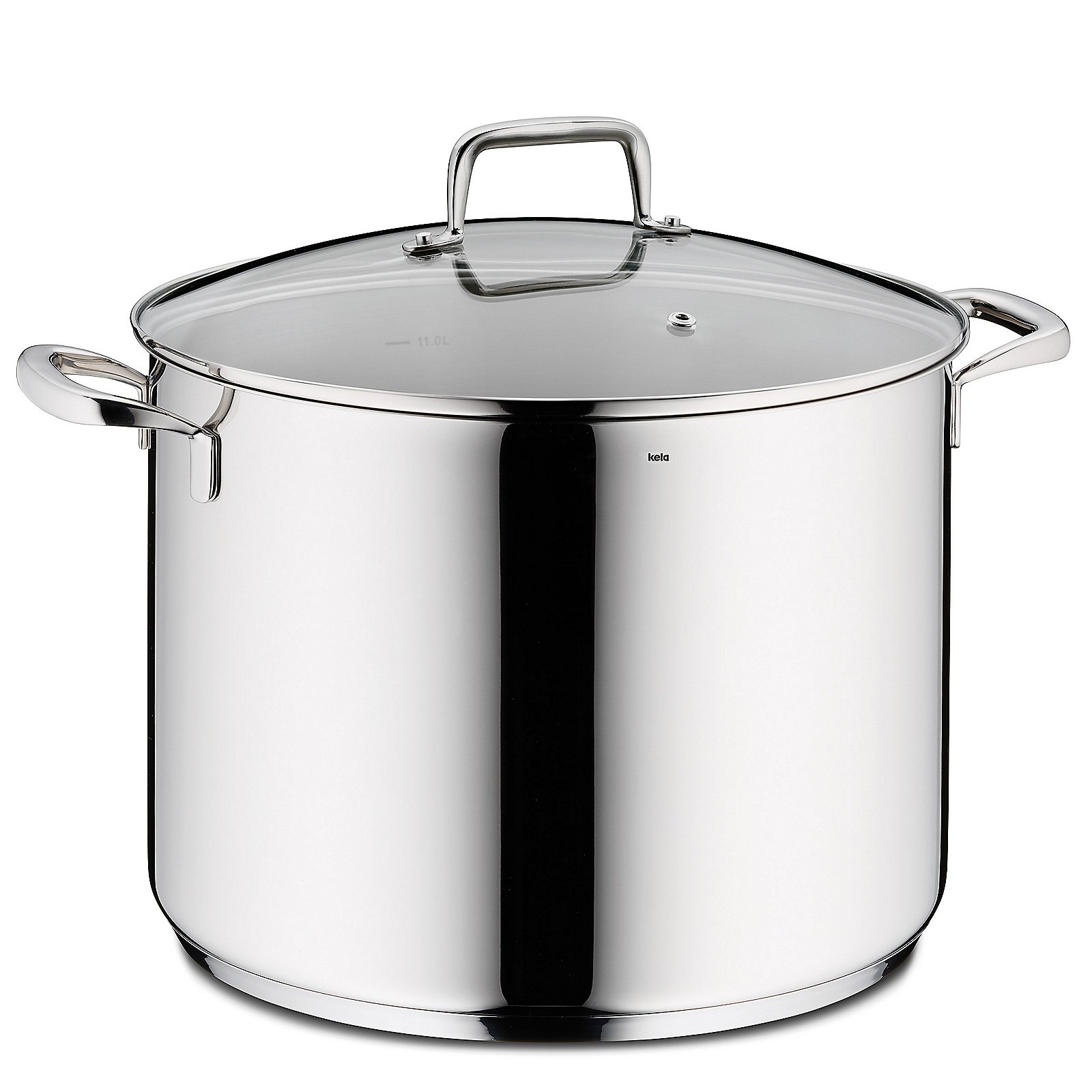 Kela Gemüsetopf Flavoria FLAVORIA in Silber Glänzend, Kochgeschirr, Topf, Kochtopf, Dampfgarer, Schüttler