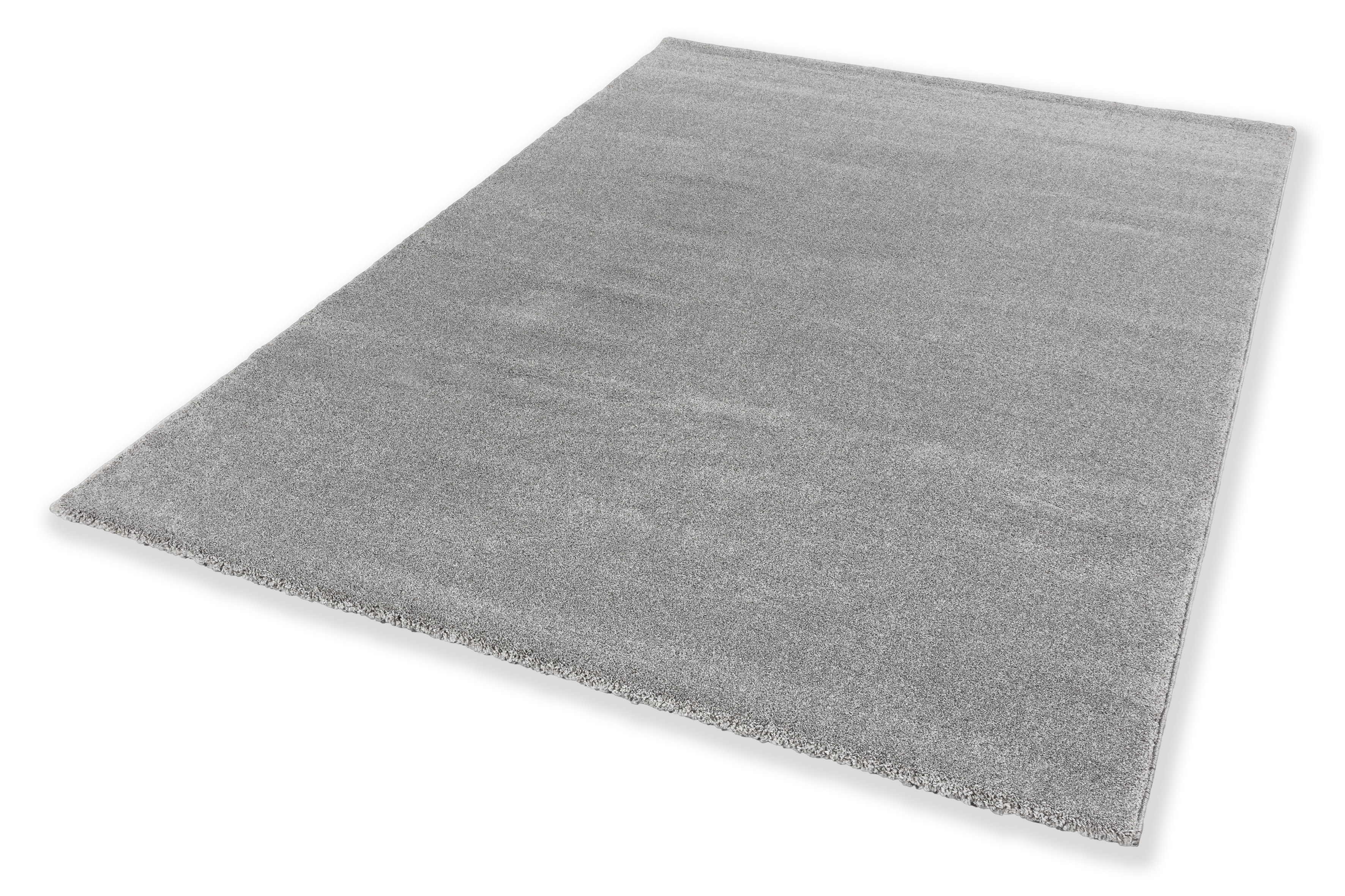 Golze & Söhne Teppich Pure ca. 160x230cm in Farbe silber, teppich, bodenbelag, grau, langflor, flauschig
