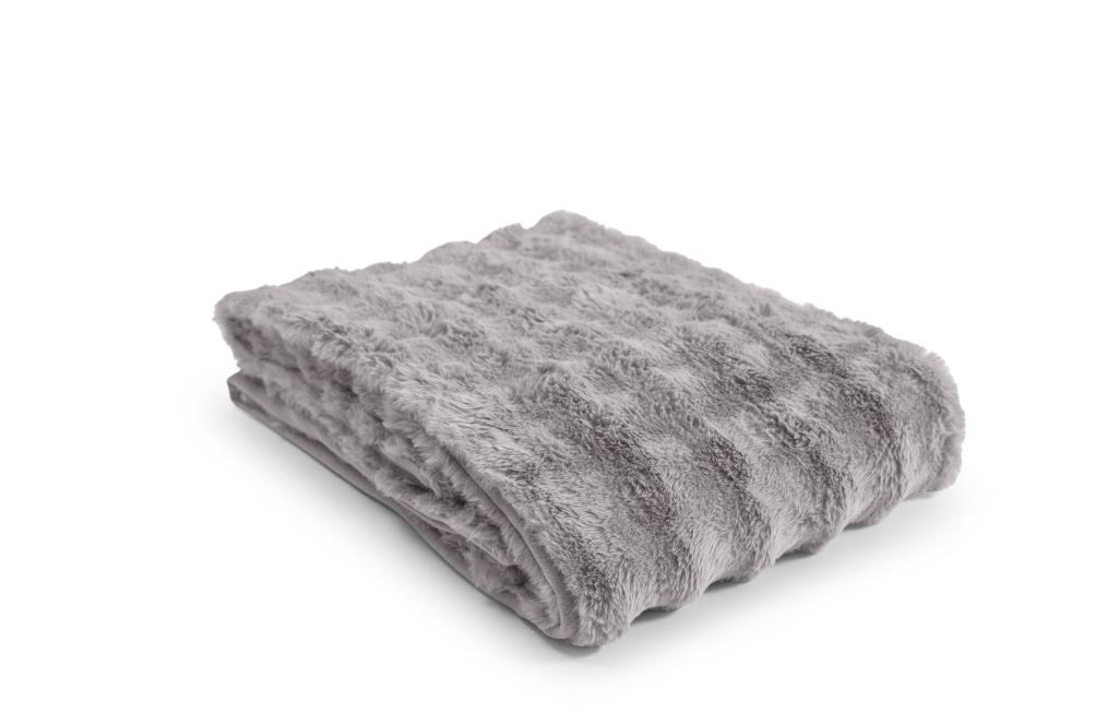 Magma Heimtex Plaid ALINE ca. 140x200cm in Farbe grau