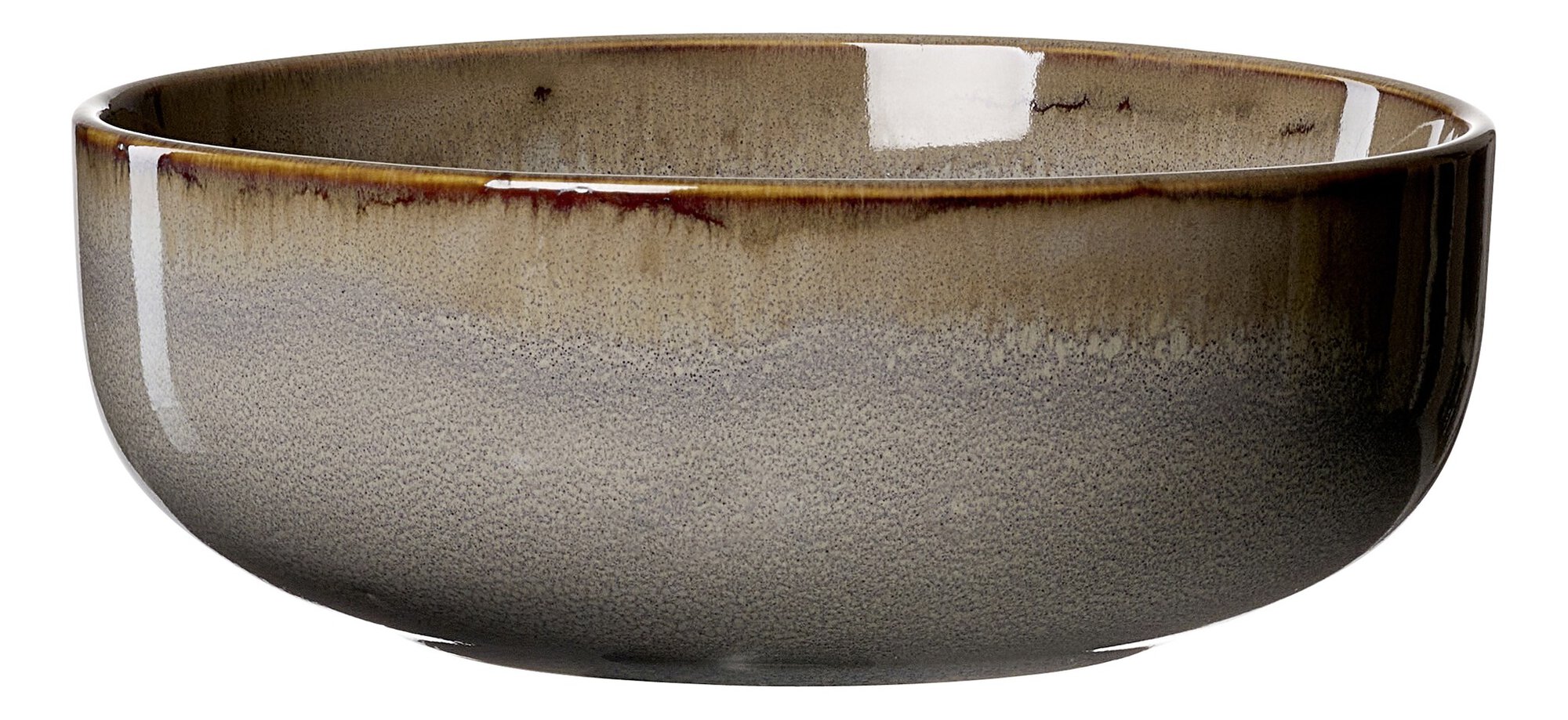 Ritzenhoff & Breker Müslischale MALAGA 15,5cm aus Steinzeug grau