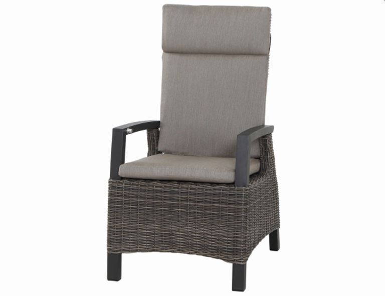 Diningsessel CORIDO in Aluminium anthrazit/Geflecht charcoal grey