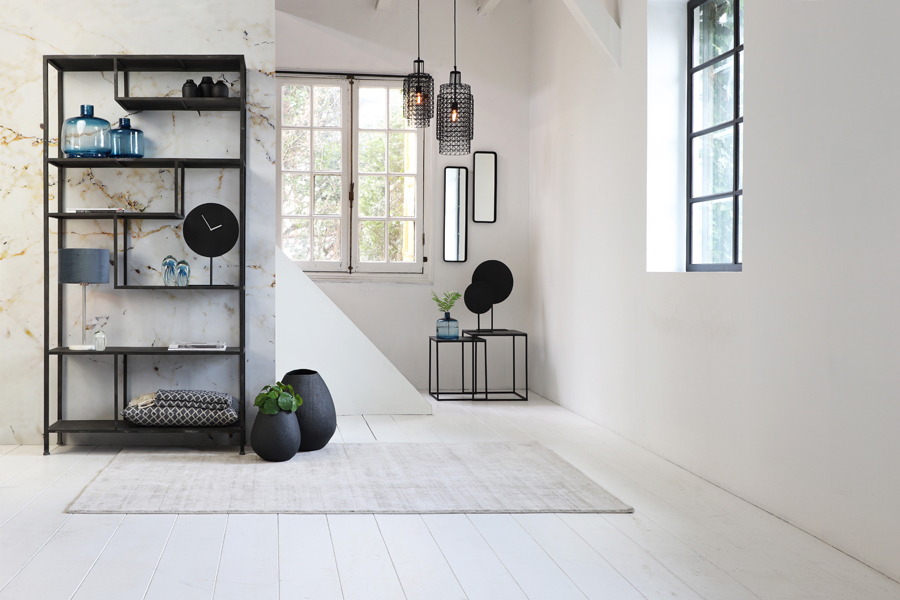 Light & Living Vase KAWAR in Schwarz matt