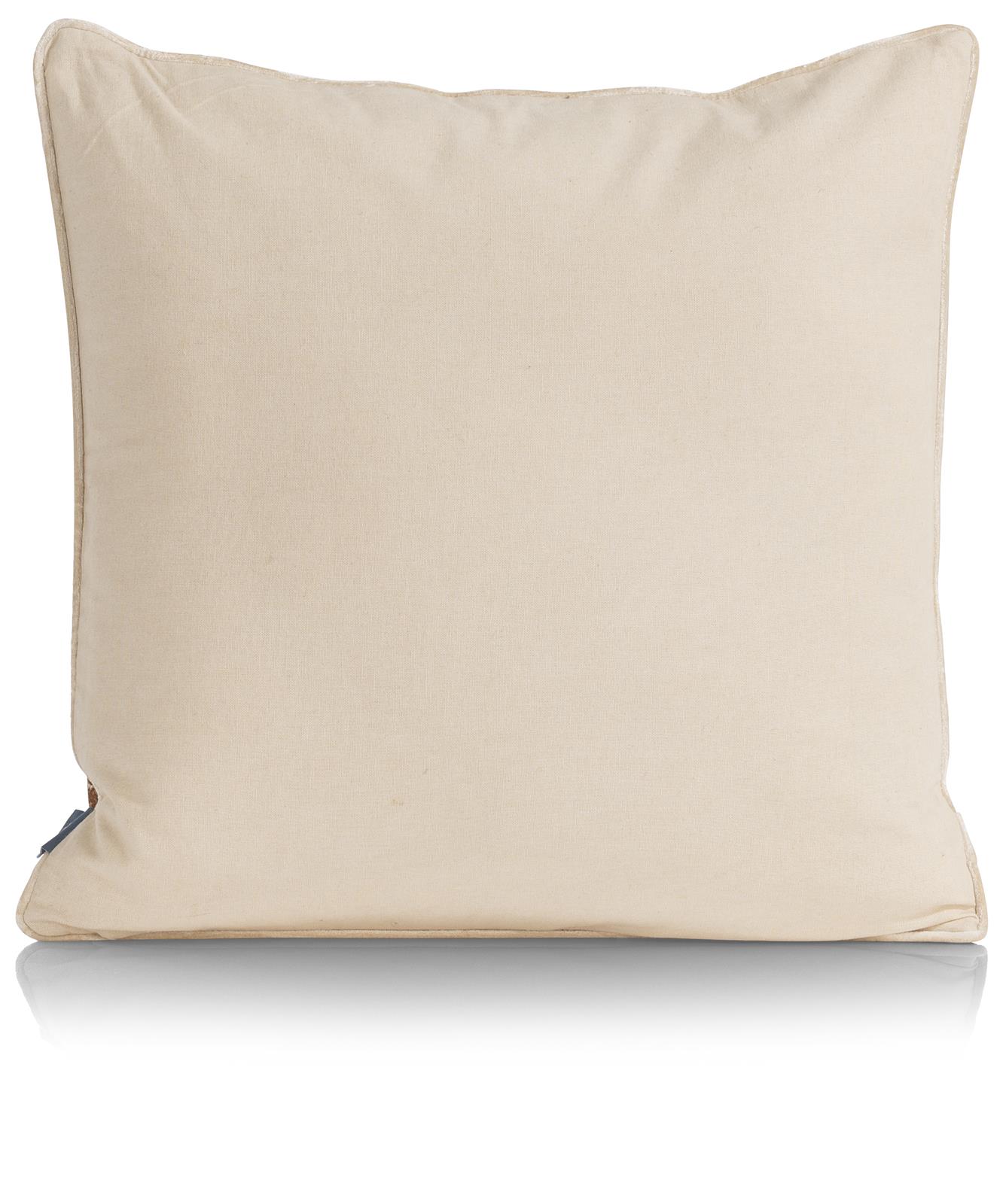 Coco Maison Kissen MARCEL ca. B50 T50 cm in Stoff gelb/braun