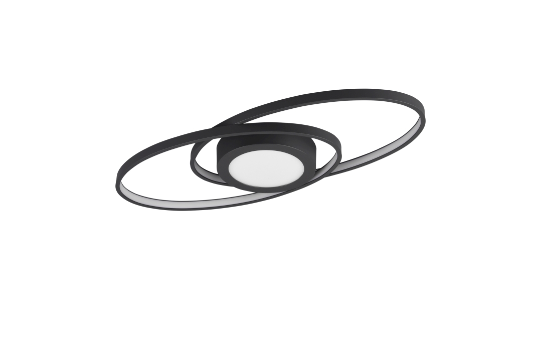 Reality LED-Deckenleuchte GALAXY 1-flammig in Farbe anthrazit Reality Leuchten LED-Deckenleuchte GALAXY in anthrazit