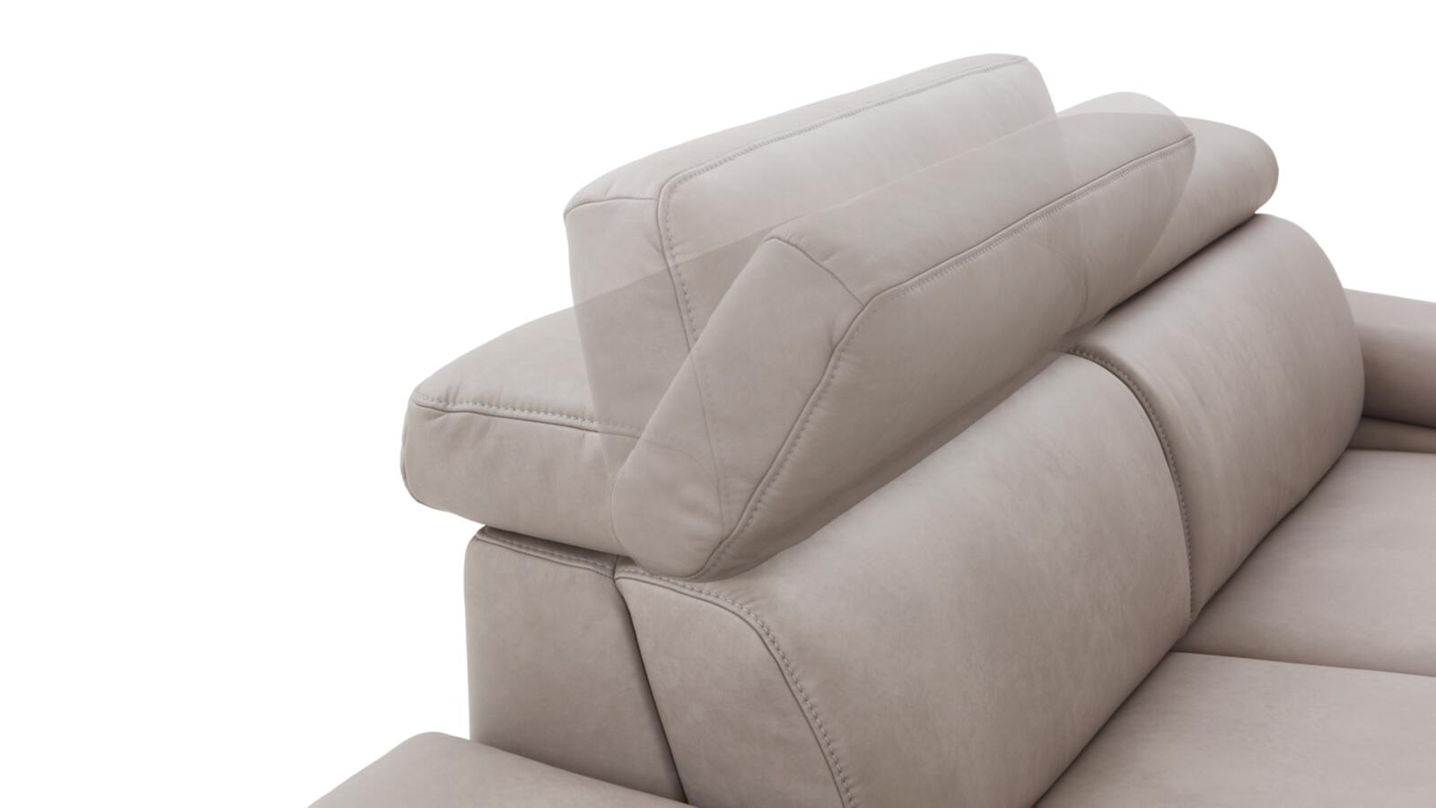 Himolla Sofa 2.5-sitzig 1183 366 E42, Sofa, Leder, Beige, Sitzkissen, Rückenlehne
