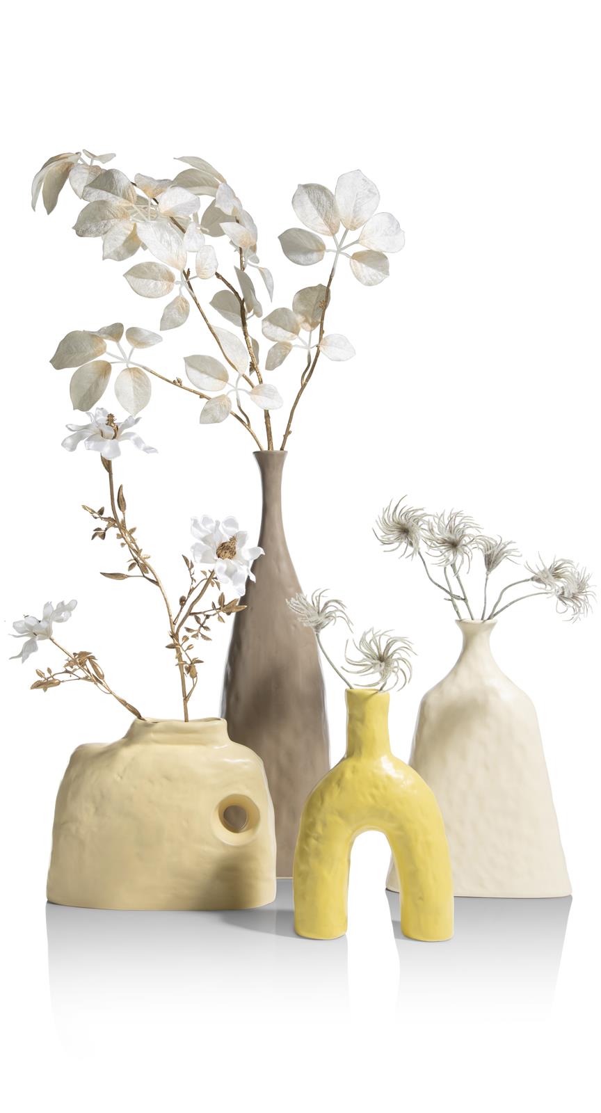 Coco Maison Vase Lech H30,5cm 48217-BEI