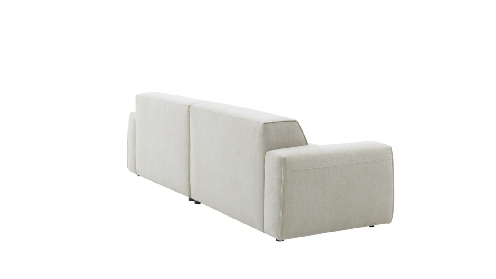 Roomio 3-Sitzer NO. 4100 in Stoff Cosmopolitan champagner