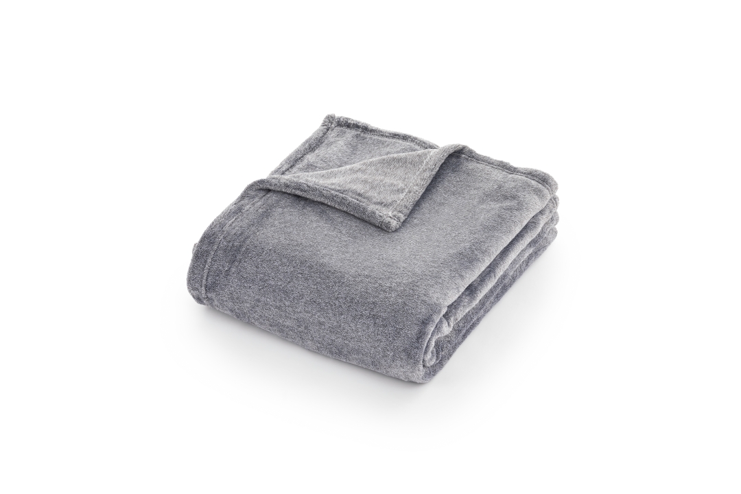 bugatti Kuscheldecke MELANGE 160x220cm in Farbe grau