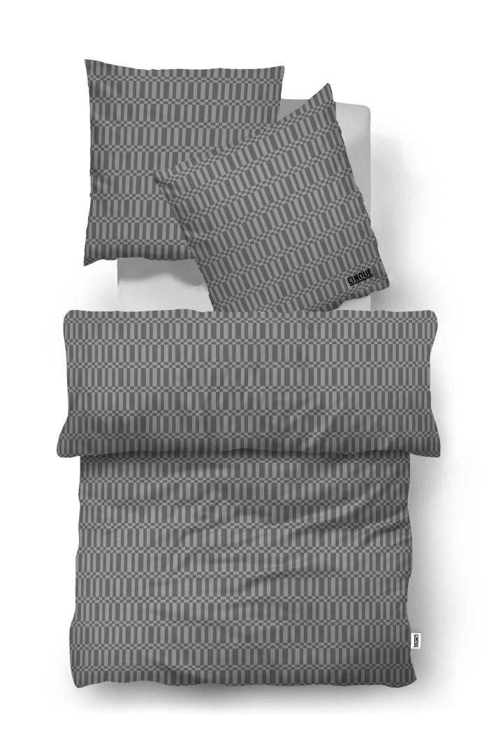 Bettwäsche ca. 135x200cm in Farbe Titanium, Kissen, Dekoration für Zuhause, Kleidung, Mantel