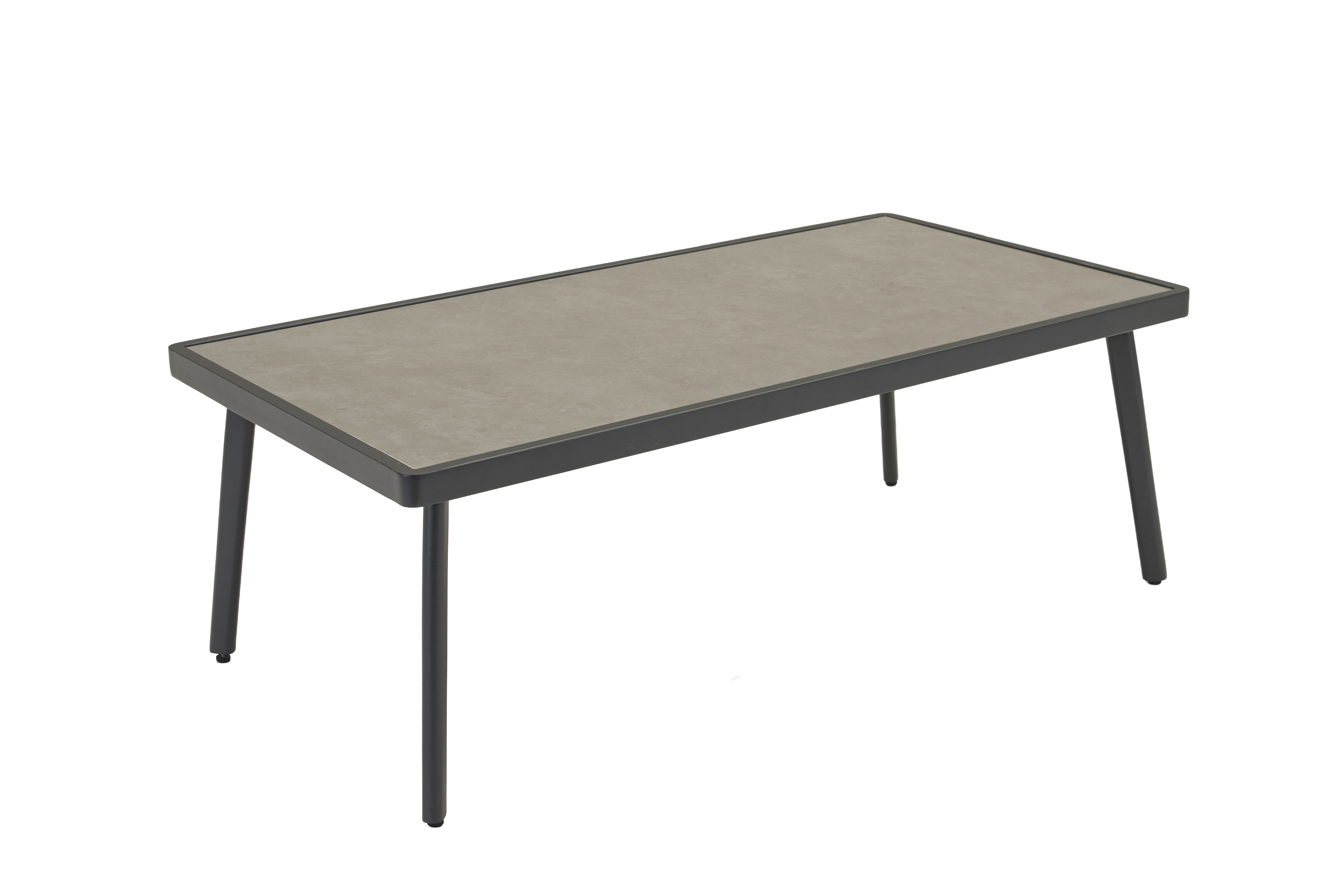 L.C. Wholesaler Couchtisch AVENTO ca. 120x65cm in Farbe Anthrazit/sintered Stone, Kaffeetisch, Mobiliar, Tabelle, Esstisch, Bank